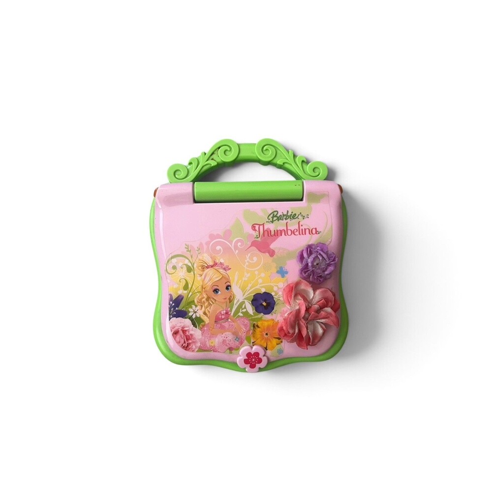 Barbie And Thumbelina Electronic Learning Laptop Toy WORKS